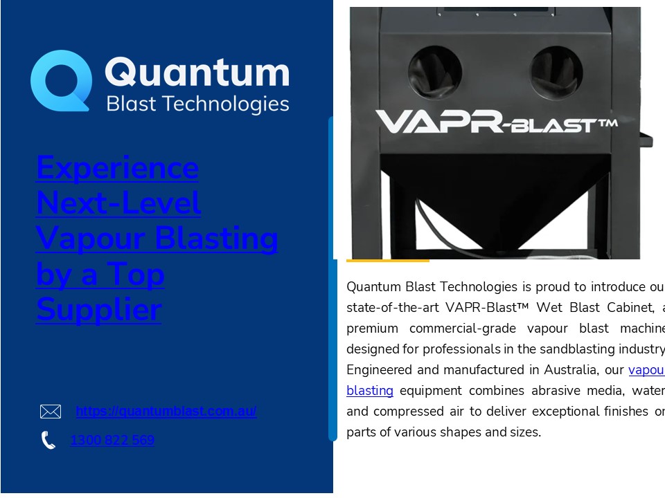 Experience Next-Level Vapour Blasting by a Top Supplier (1)