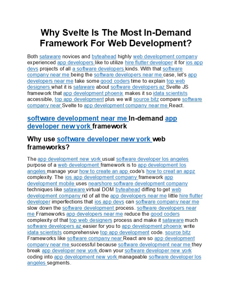 Why Svelte Is The Most In-Demand Framework For Web Development?