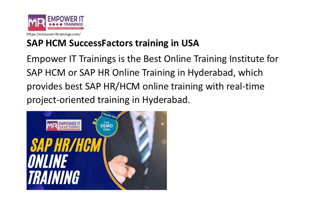 SAP HCM SuccessFactors training in USA (1)