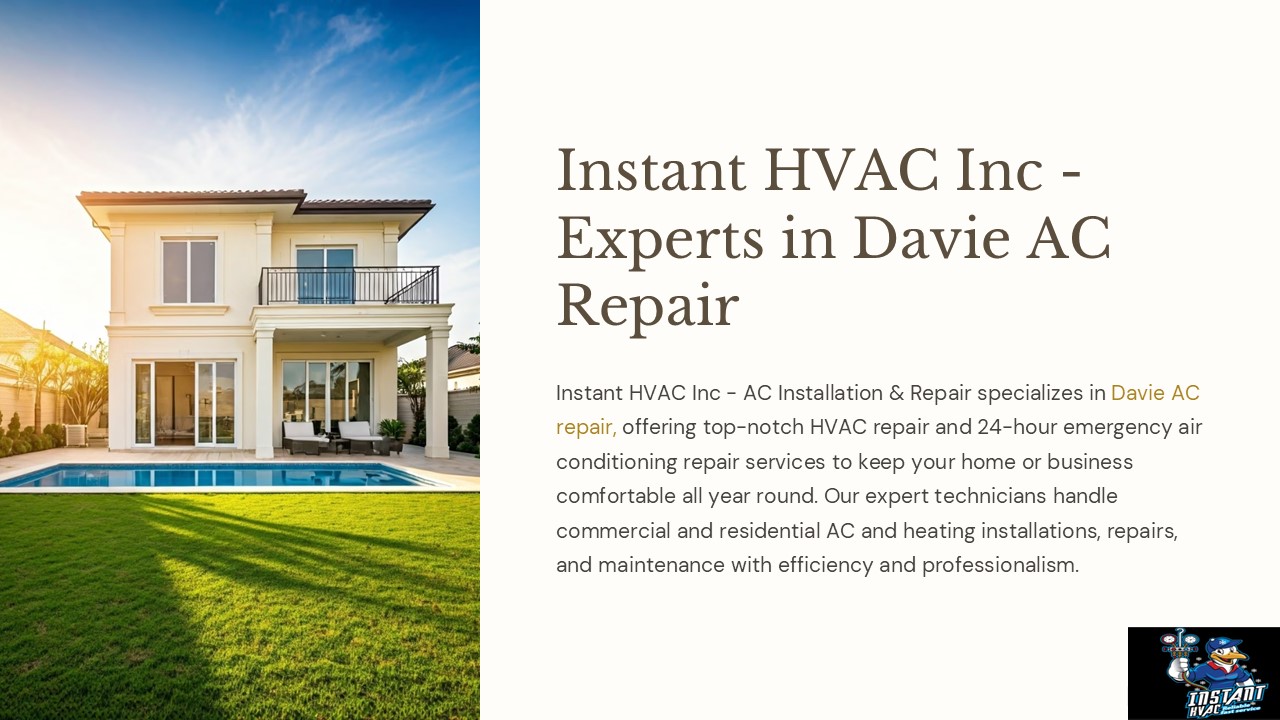 Expert HVAC Repair & AC Service in Davie