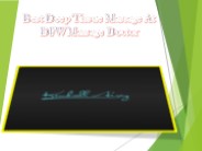 Best Deep Tissue Massage At DFWMassage Doctor