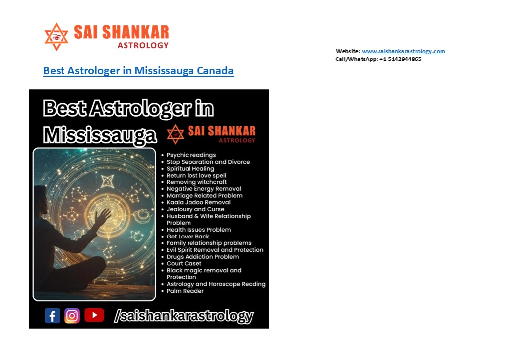 Best Astrologer in Mississauga Canada