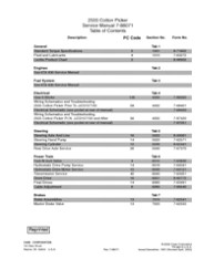 CASE IH 2555 Cotton Picker Service Repair Manual Instant Download