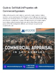 Guide to Sell Multi-Unit Properties with Commercial Appraisals