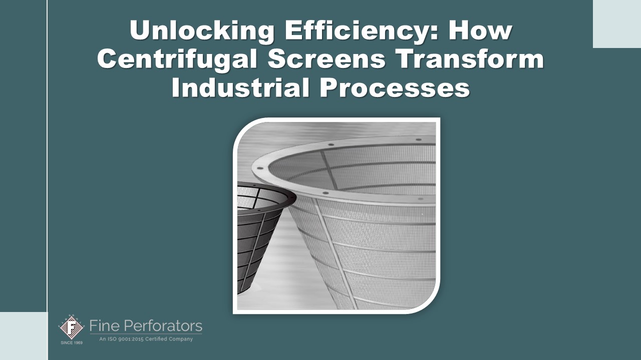 Unlocking Efficiency: How Centrifugal Screens Transform Industrial Processes