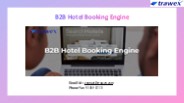 B2B Hotel Booking Engine