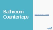 Bathroom Countertop Installation Service