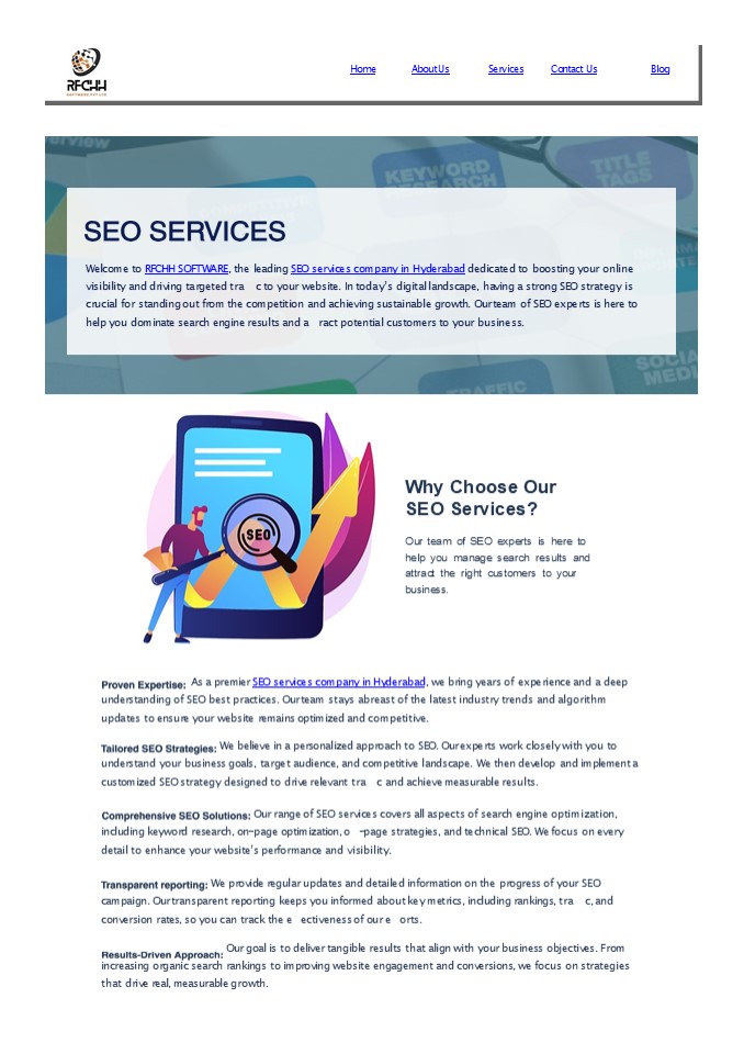 Digital Marketing Agency in Hyderabad | RFCHH Software