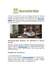 Why Online Quran Education is a Smart Choice for Everyone
