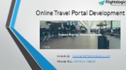 Online Travel Portal Development