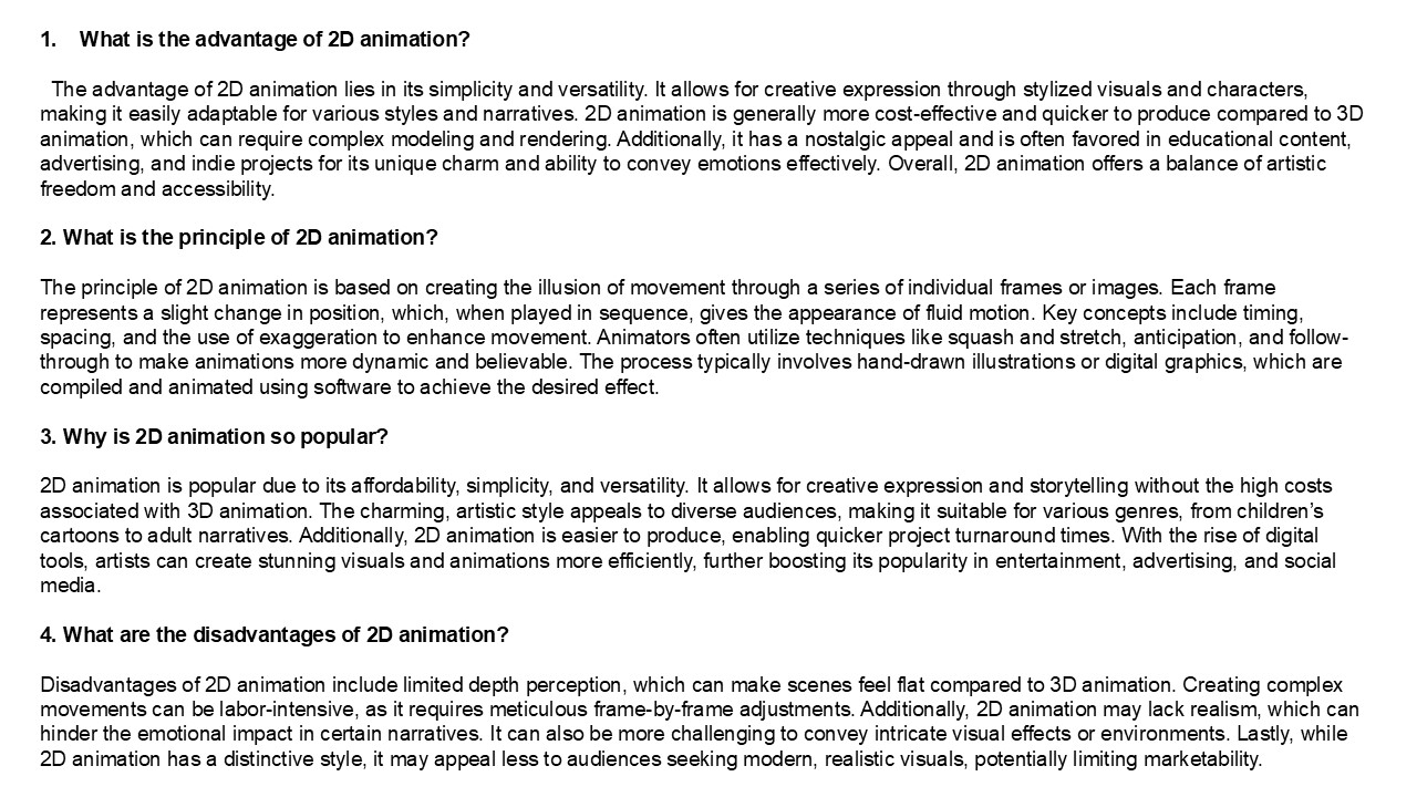Engaging Audiences Through 2D Animation: The Power of Visual Storytelling