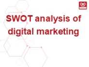 SWOT analysis of digital marketing