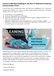 comprehensive cleaning guide