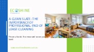 End Of Lease Cleaning Brisbane