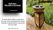 Acheter plancha au bois