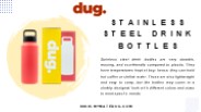 Stainless Steel Drink Bottles