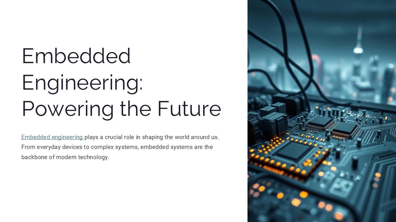 The Power of Embedded Software presentation | free to download