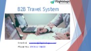 B2B Travel System
