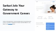 Latest Sarkari Job Alerts & Notifications on Naukri Network