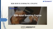 B2B Hotel Booking Engine