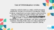 Cost of Child Adoption in India