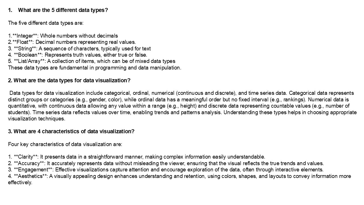 Key Characteristics of Effective Data Visualization: Clarity, Accuracy, and More