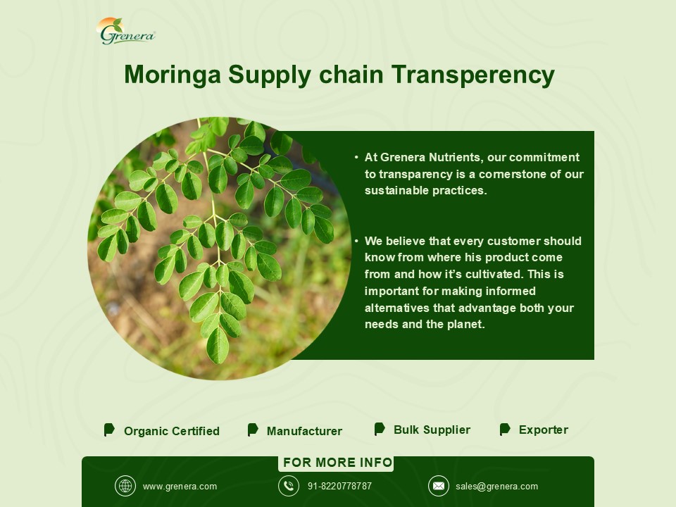 Moringa Supply Chain Transparency