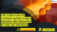 Data Science With Generative Ai Course | Data Science With Generative Ai