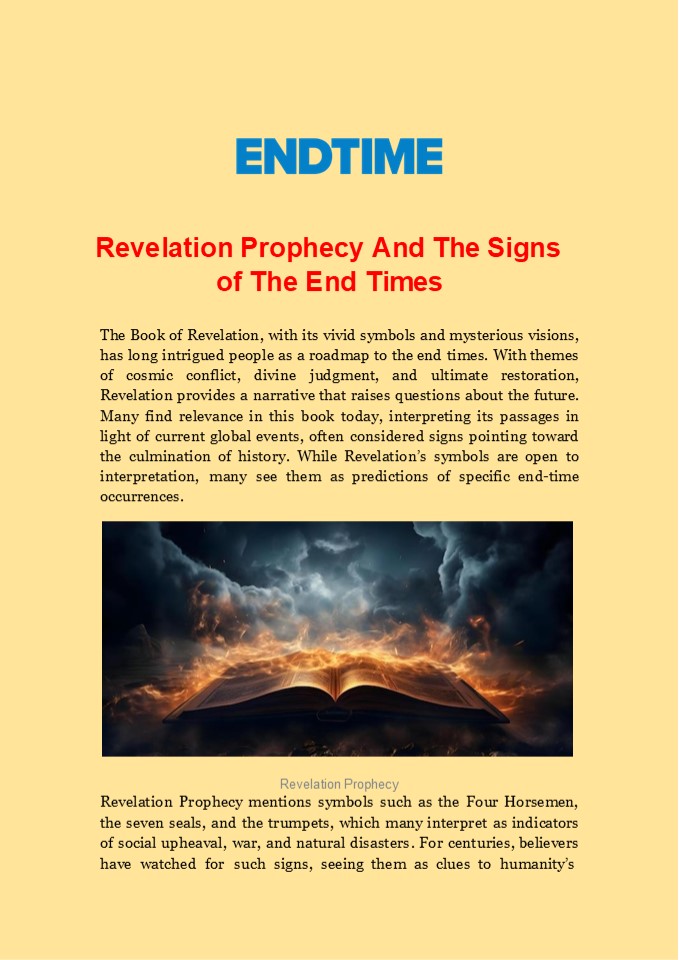 Revelation Prophecy And The Signs of The End Times
