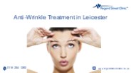 Anti-Wrinkle Treatment Leicester
