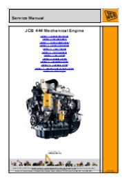 JCB 444 Mechanical Engine Service Repair Manual Instant Download