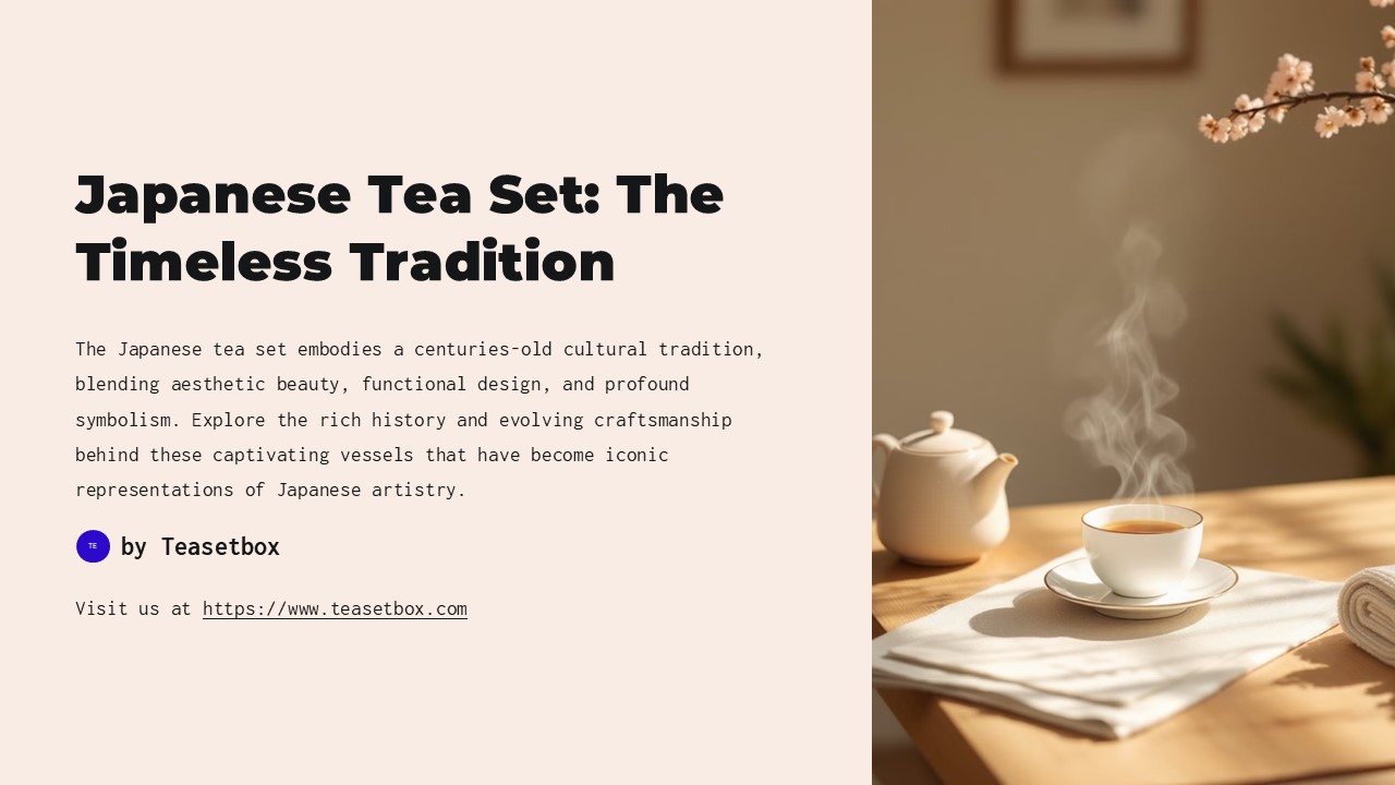 Japanese Tea Set: The Timeless Tradition