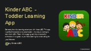 Kinder ABC - Toddler Learning App