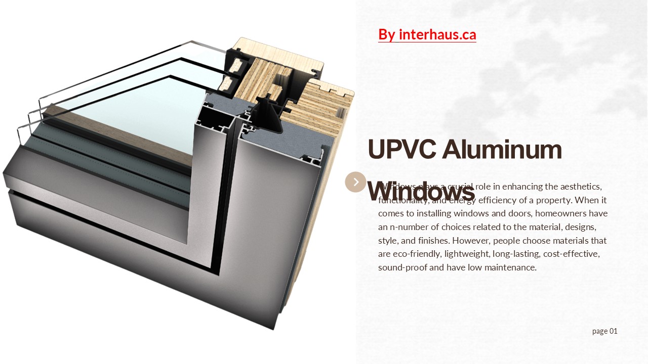 Why Choose UPVC Aluminum Windows in Your Home?