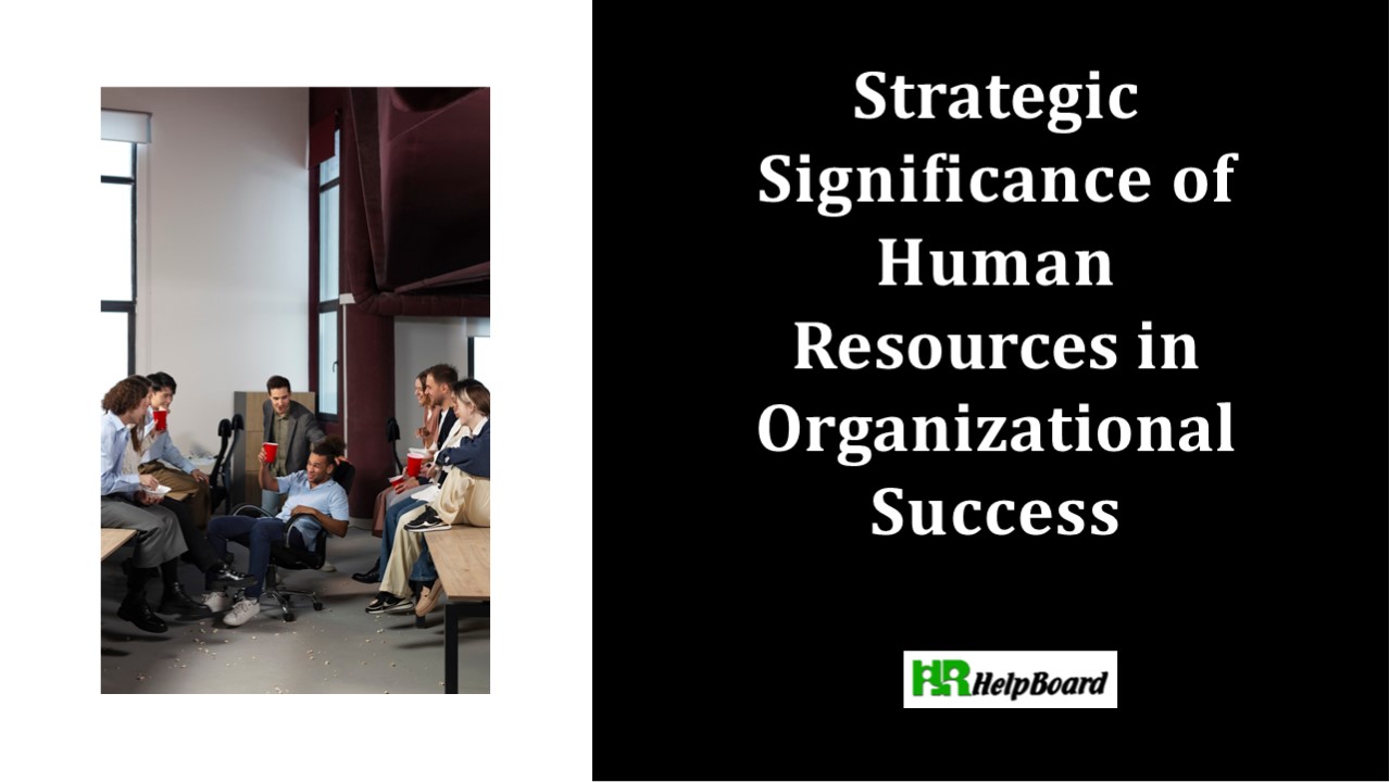 Importance of Human Resource