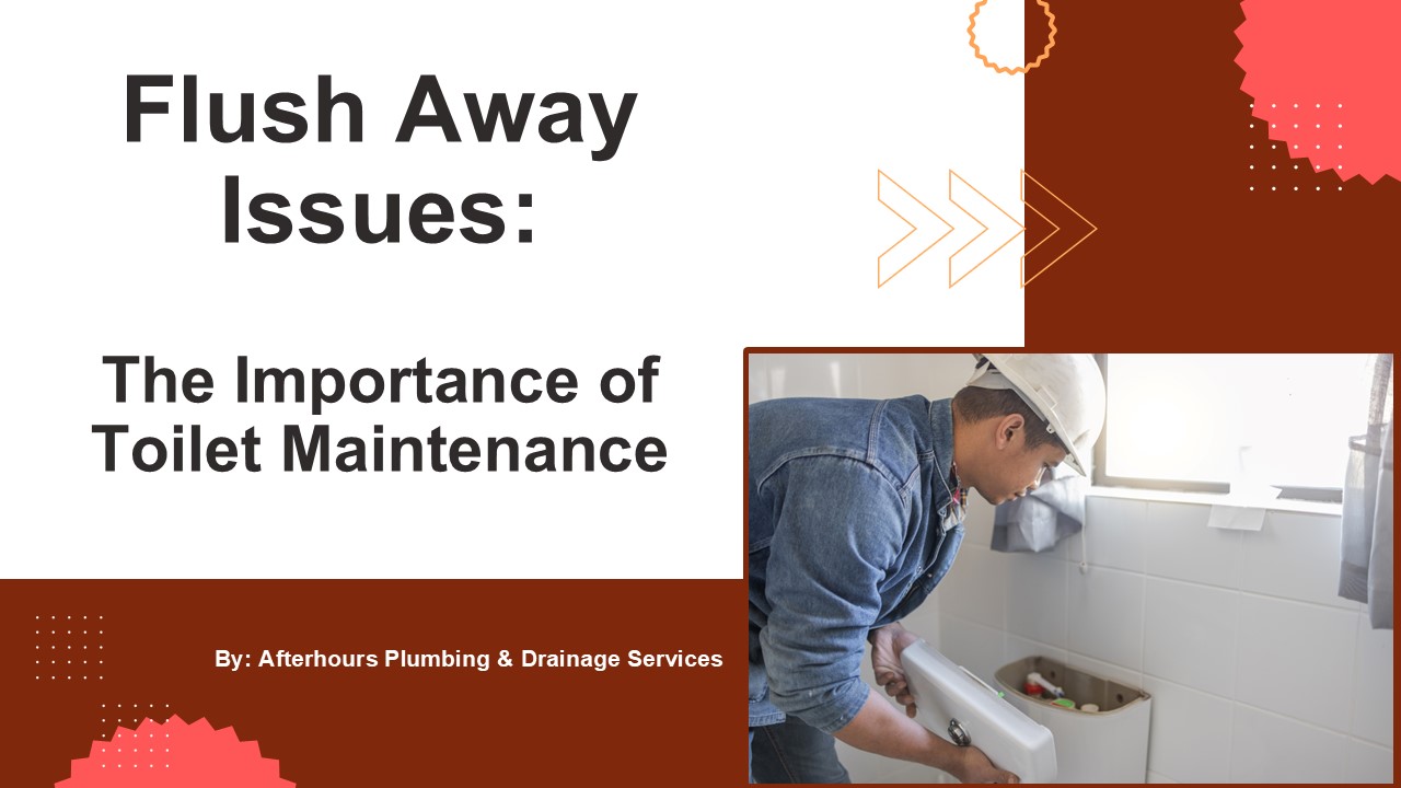 The Importance of Toilet Maintenance