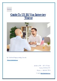 Guide To US B1 Visa Interview Waiver