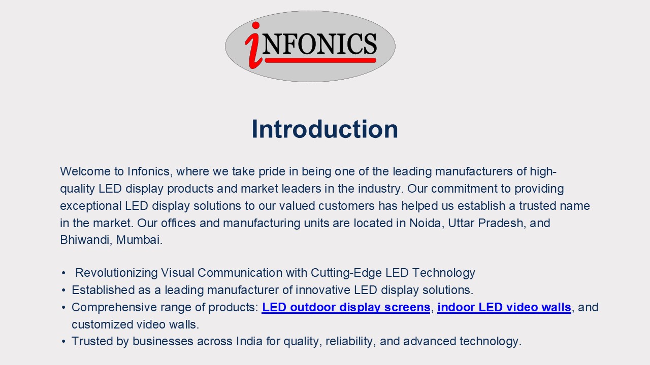 Best Led Video wall in India