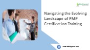 Navigating the Evolving Landscape of PMP Certification Training
