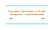 Engineering Metamorphosis in Project Management: The Agile Revolution