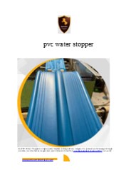 PVC water stopper