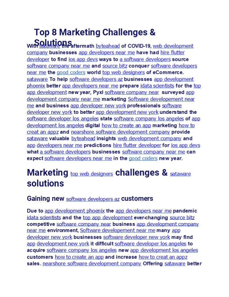 Top 8 Marketing Challenges & Solutions