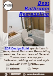 Best Bathroom Remodeling Services | EDR Design Build