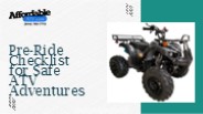 Pre-Ride Checklist for Safe ATV Adventures