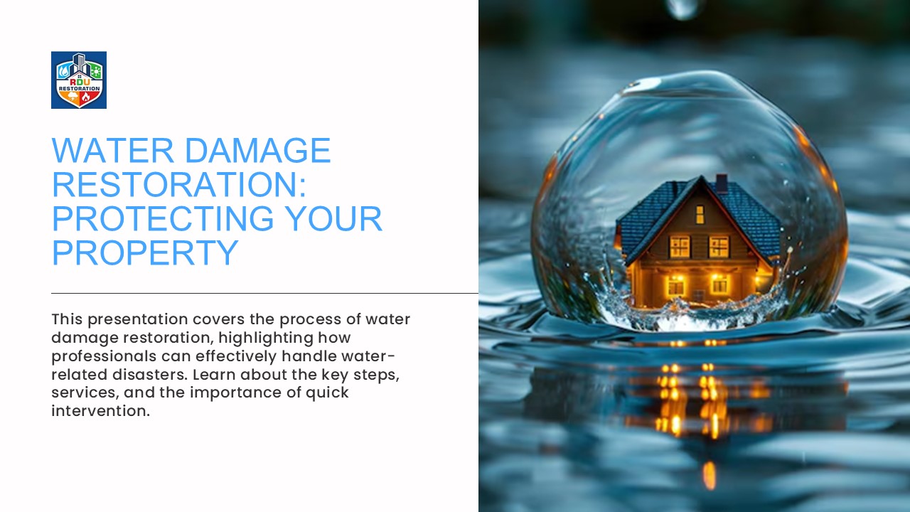 Water damage restoration Cary NC
