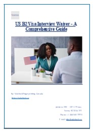 US B2 Visa Interview Waiver - A Comprehensive Guide