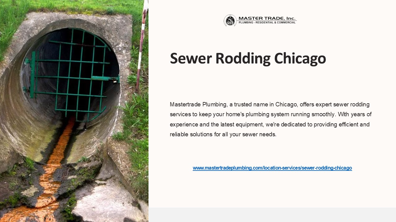 Sewer Rodding Chicago | Mastertrade Plumbing