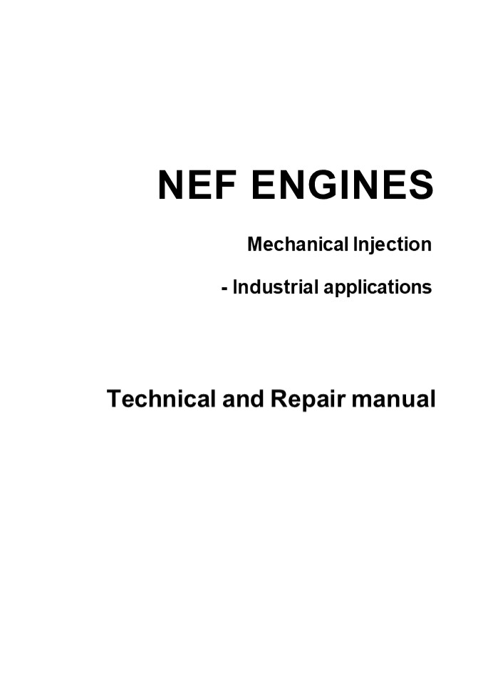 Iveco F4GE04 F4GE06 ENGINE Service Repair Manual Instant Download