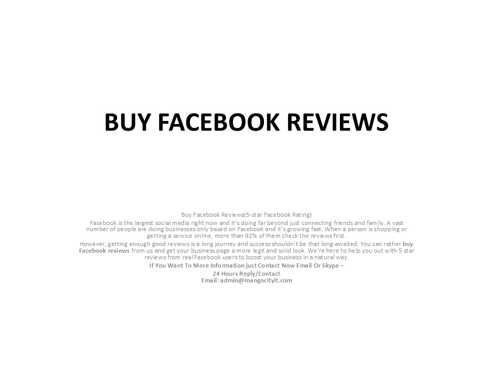 Buy Facebook Reviews (1)