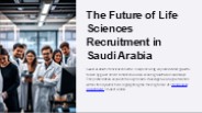 The Future of Life Sciences Recruitment in Saudi Arabia